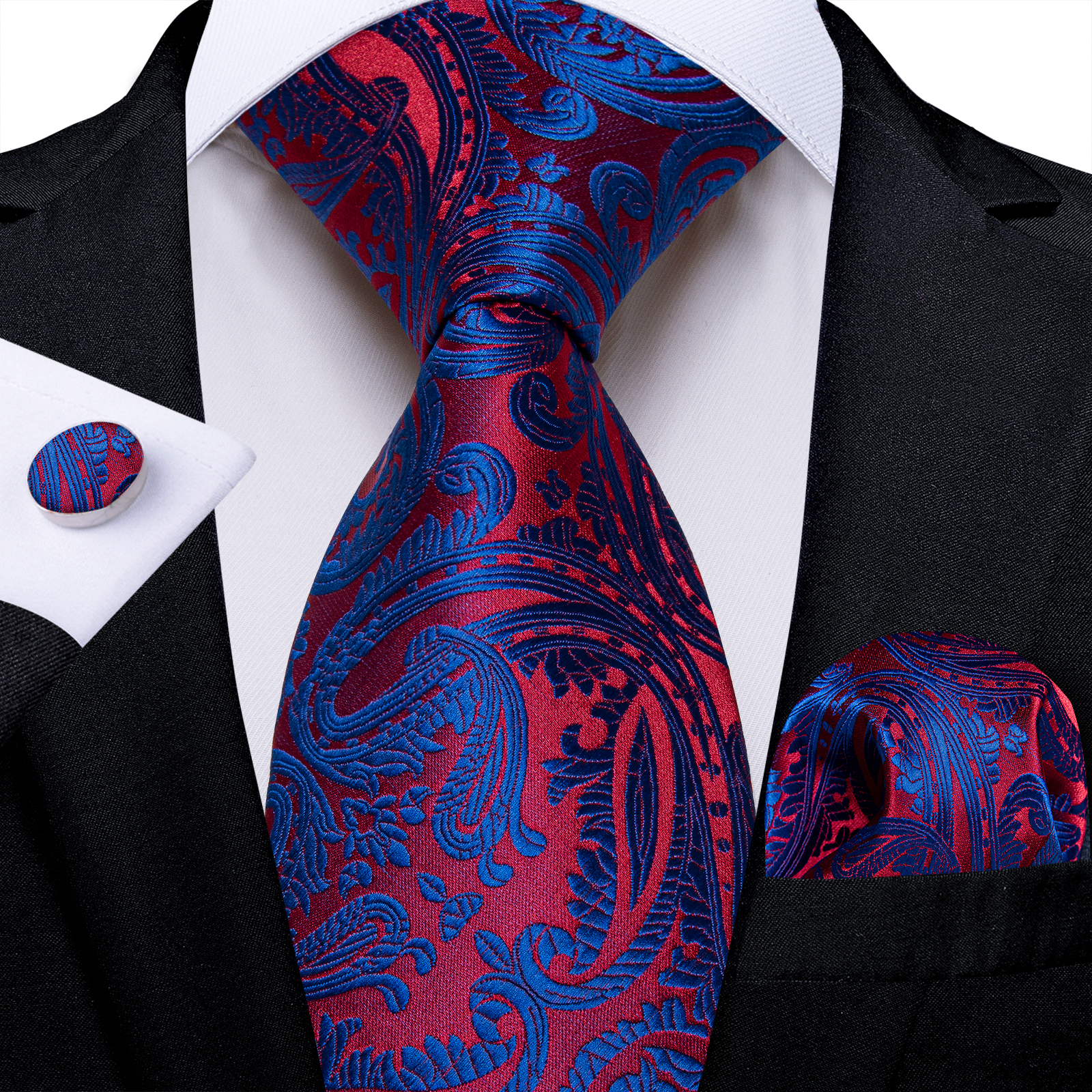 Men Tie with Luxury Blue Cryst - مراجعة Men'S Grooming Set Gift وسعره