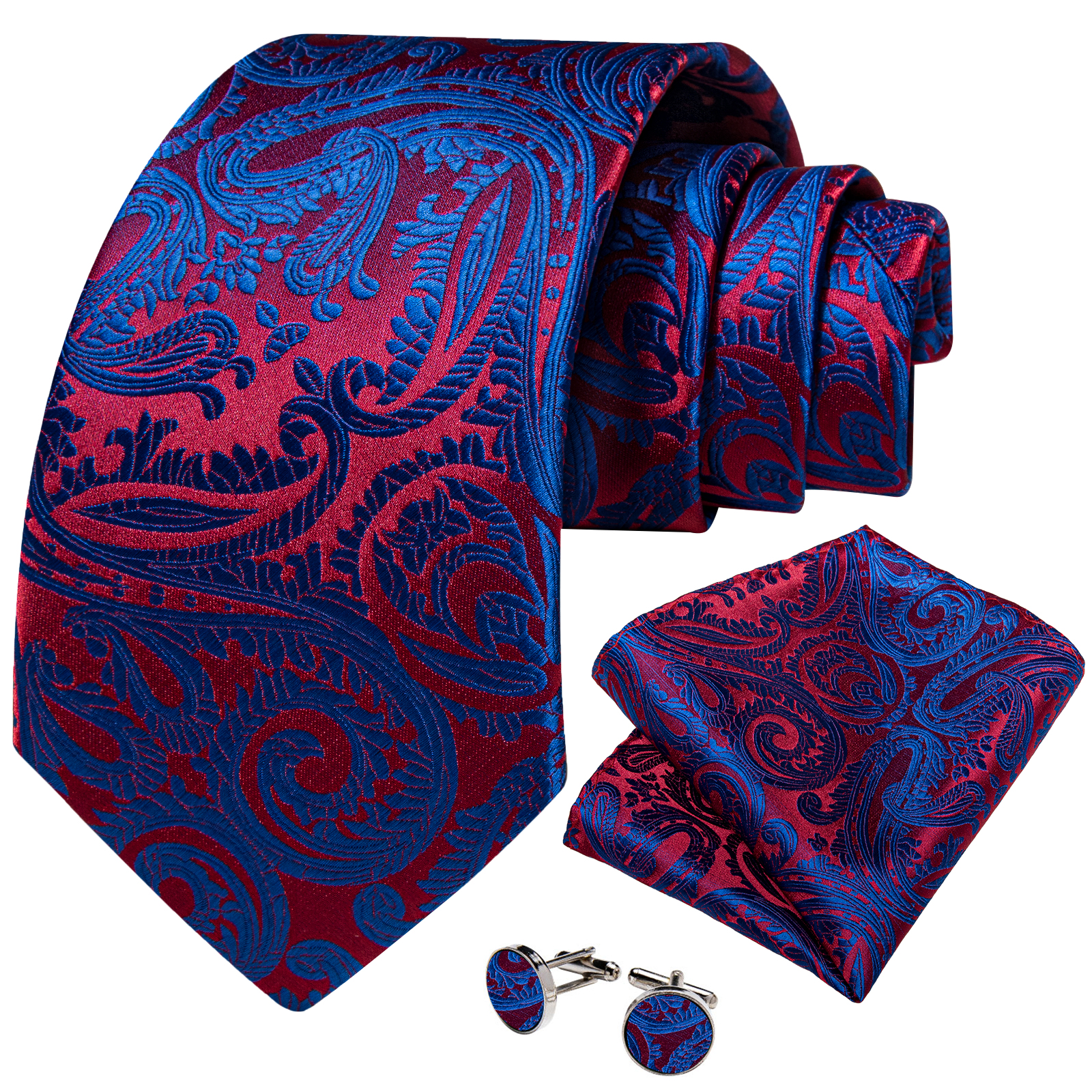 Men Tie with Luxury Blue Cryst - مراجعة Men'S Grooming Set Gift وسعره