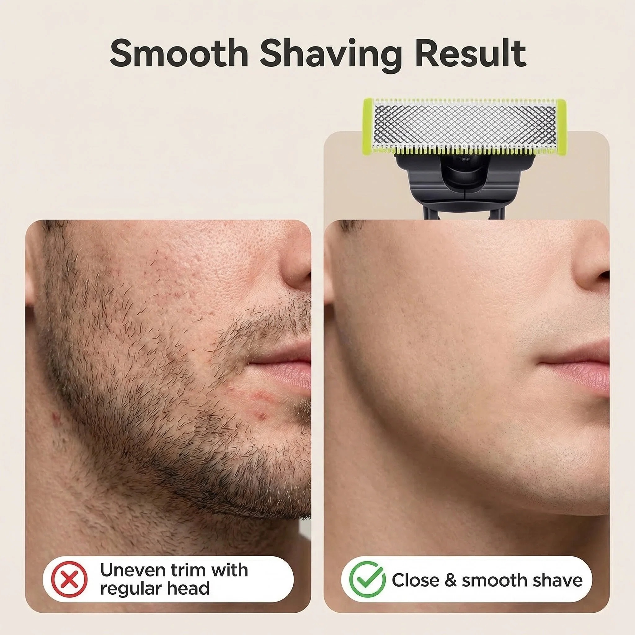 Compatible with Philips razor  - مراجعة Men'S Face Grooming وسعره