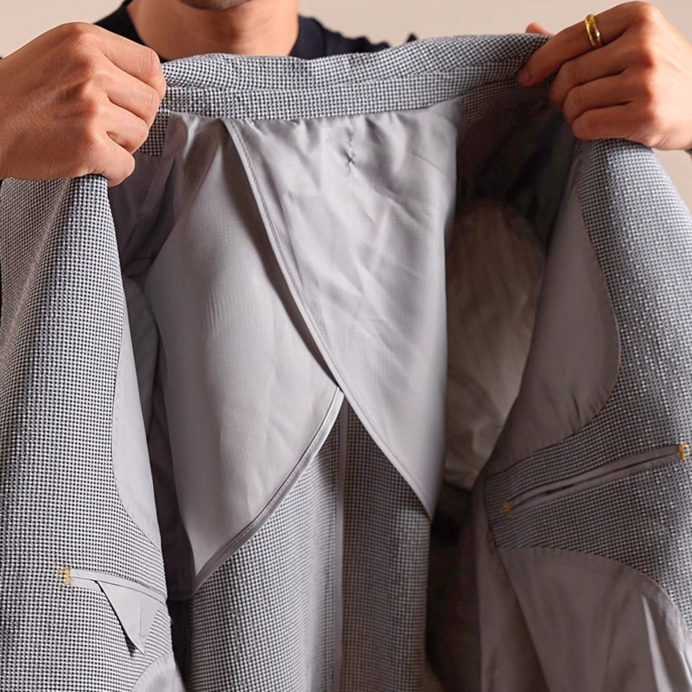 Men Tuxedo Suit Blazer Homme L - مراجعة Men'S Grooming Club وسعره