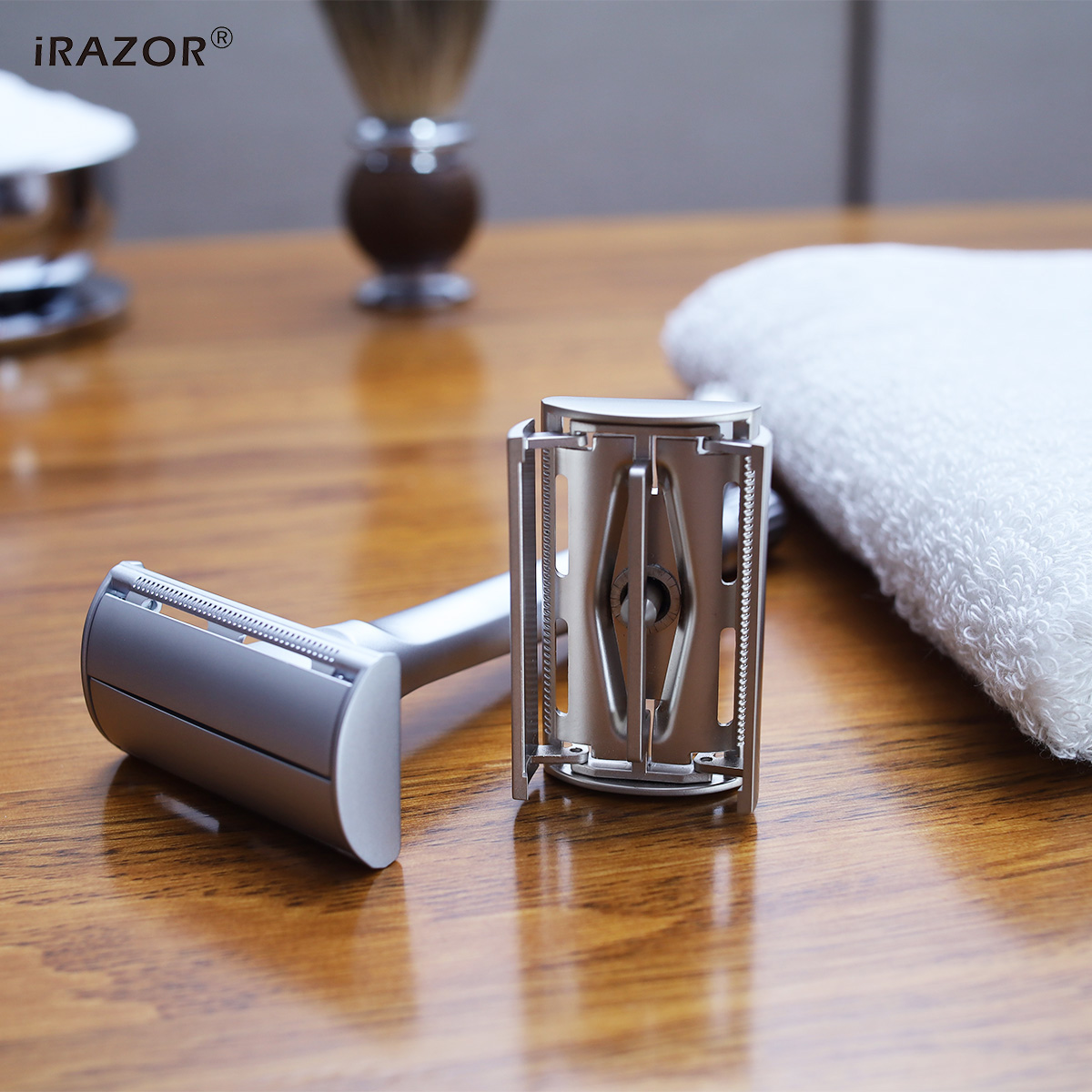 iRAZOR New Heavy Solid Alloy B - مراجعة Men'S Grooming Set Gift وسعره