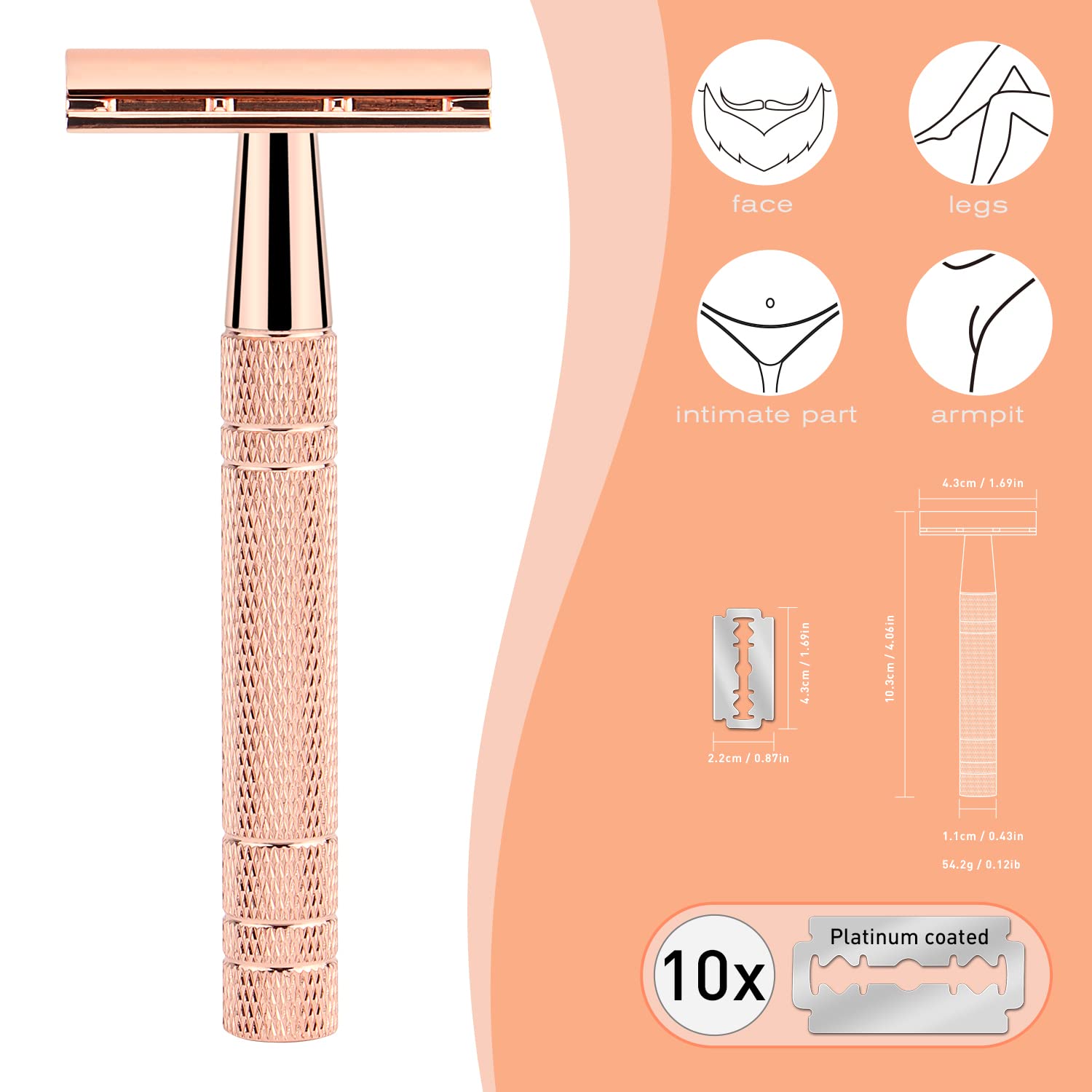 Reusable Double Edge Safety Ra - مراجعة Straight Razor Safety وسعره