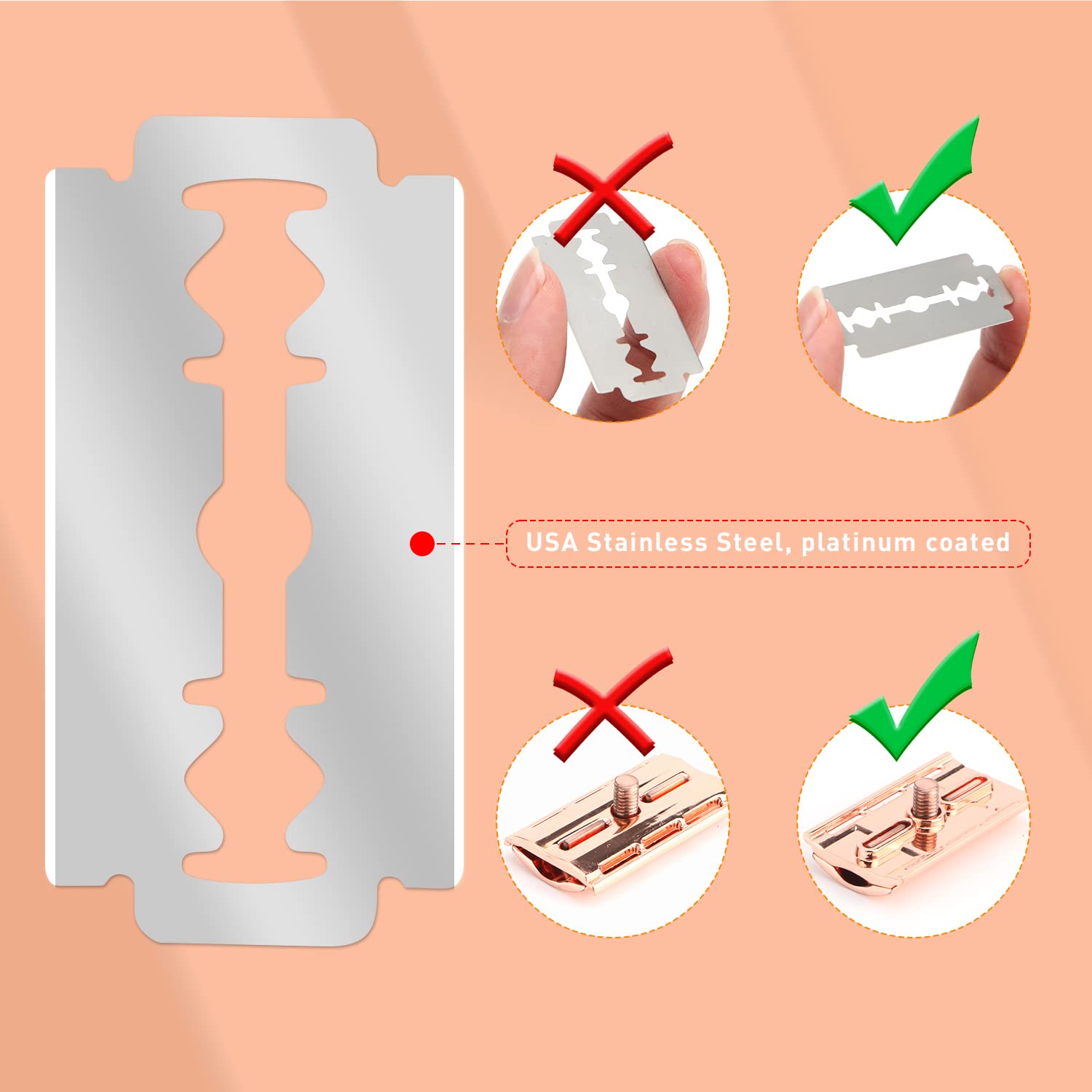 Reusable Double Edge Safety Ra - مراجعة Straight Razor Safety وسعره