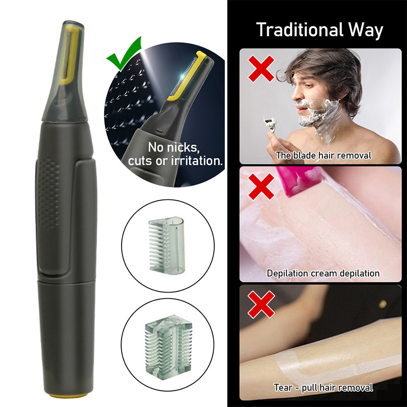 Nose Ear Face Trimmer Electric - مراجعة Men'S Face Grooming وسعره