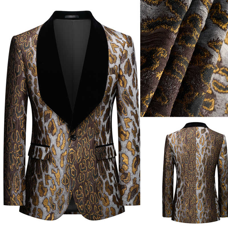 Modern Golden Patterned Jacqua - مراجعة Men'S Grooming Spot وسعره