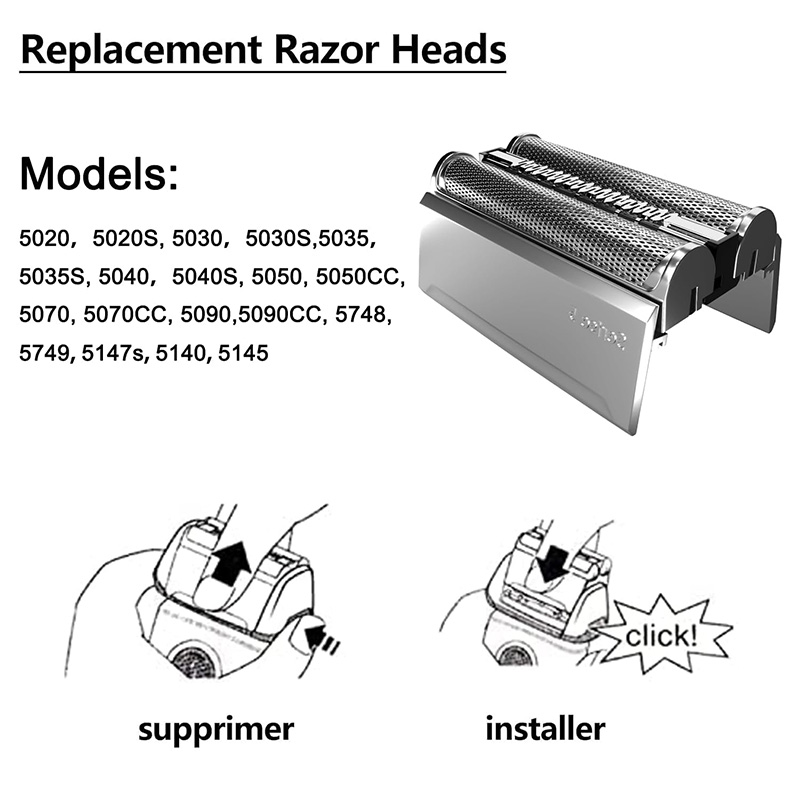 52S Replacement Head razor bla - مراجعة Men'S Face Grooming وسعره
