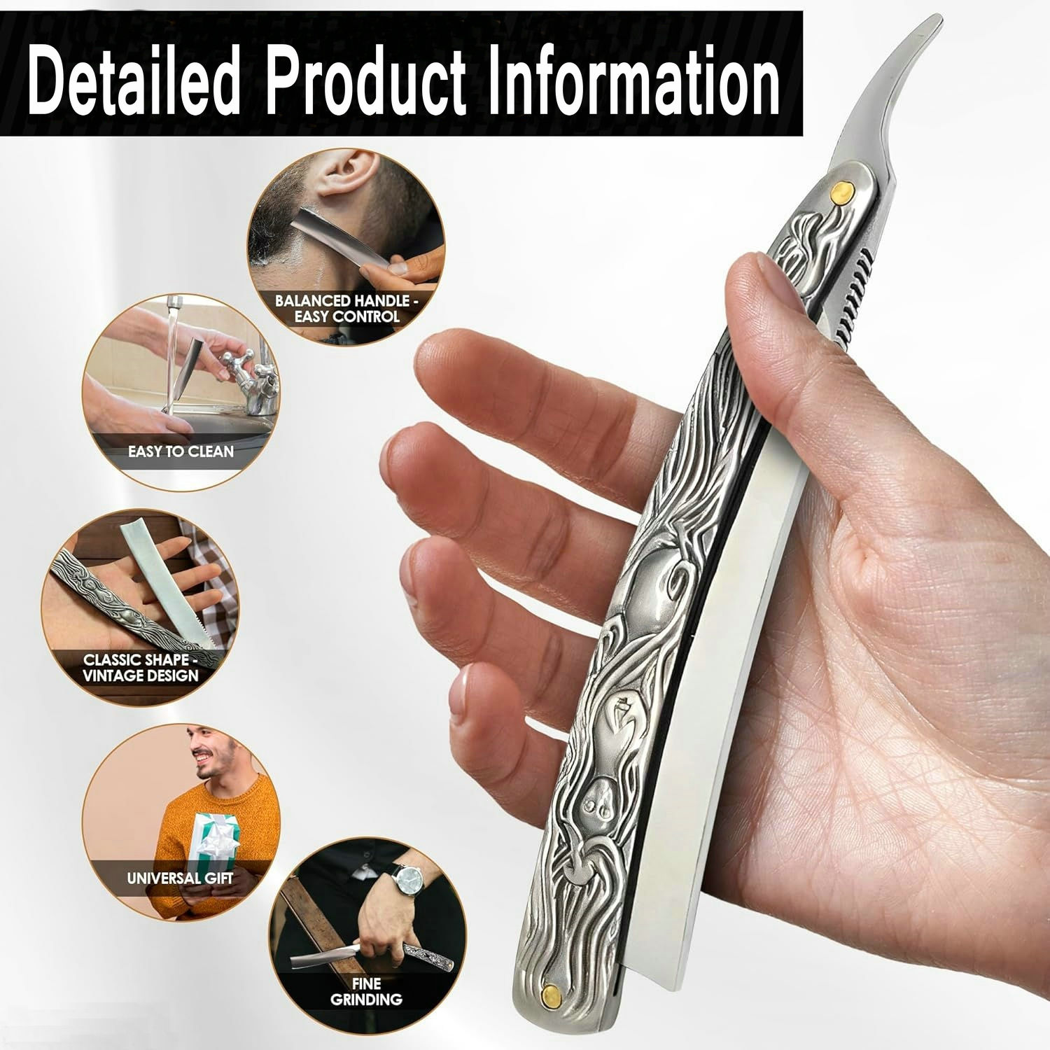 Professional Barber Straight E - مراجعة Straight Razor Safety وسعره