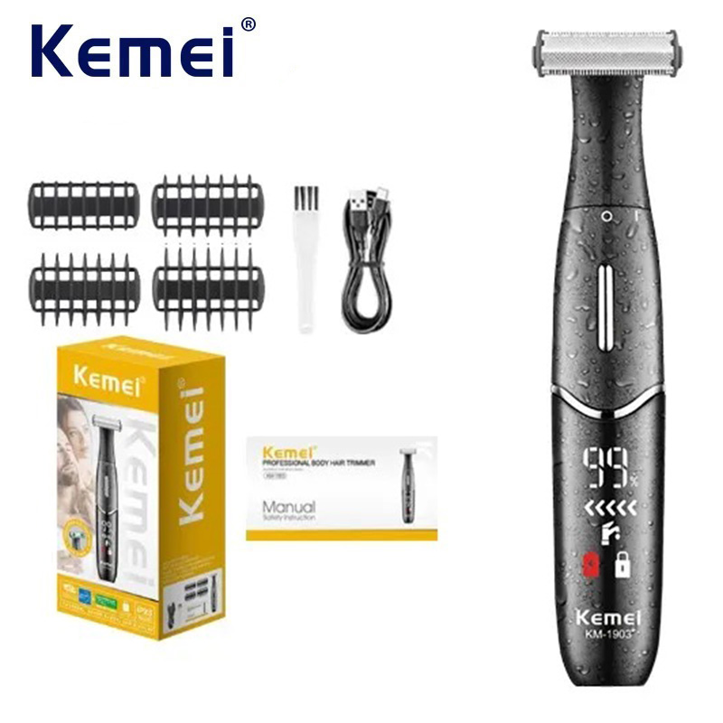 Kemei Face Body Electric Beard - مراجعة Men'S Face Grooming وسعره