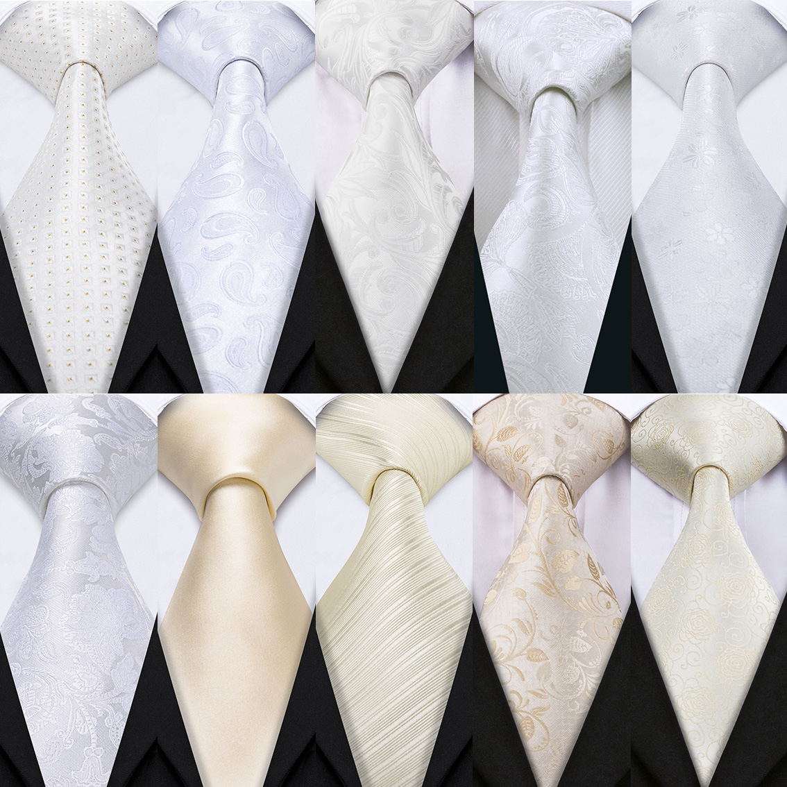 Fashion Silk White Mens Weddin - مراجعة Men'S Grooming Set Gift وسعره