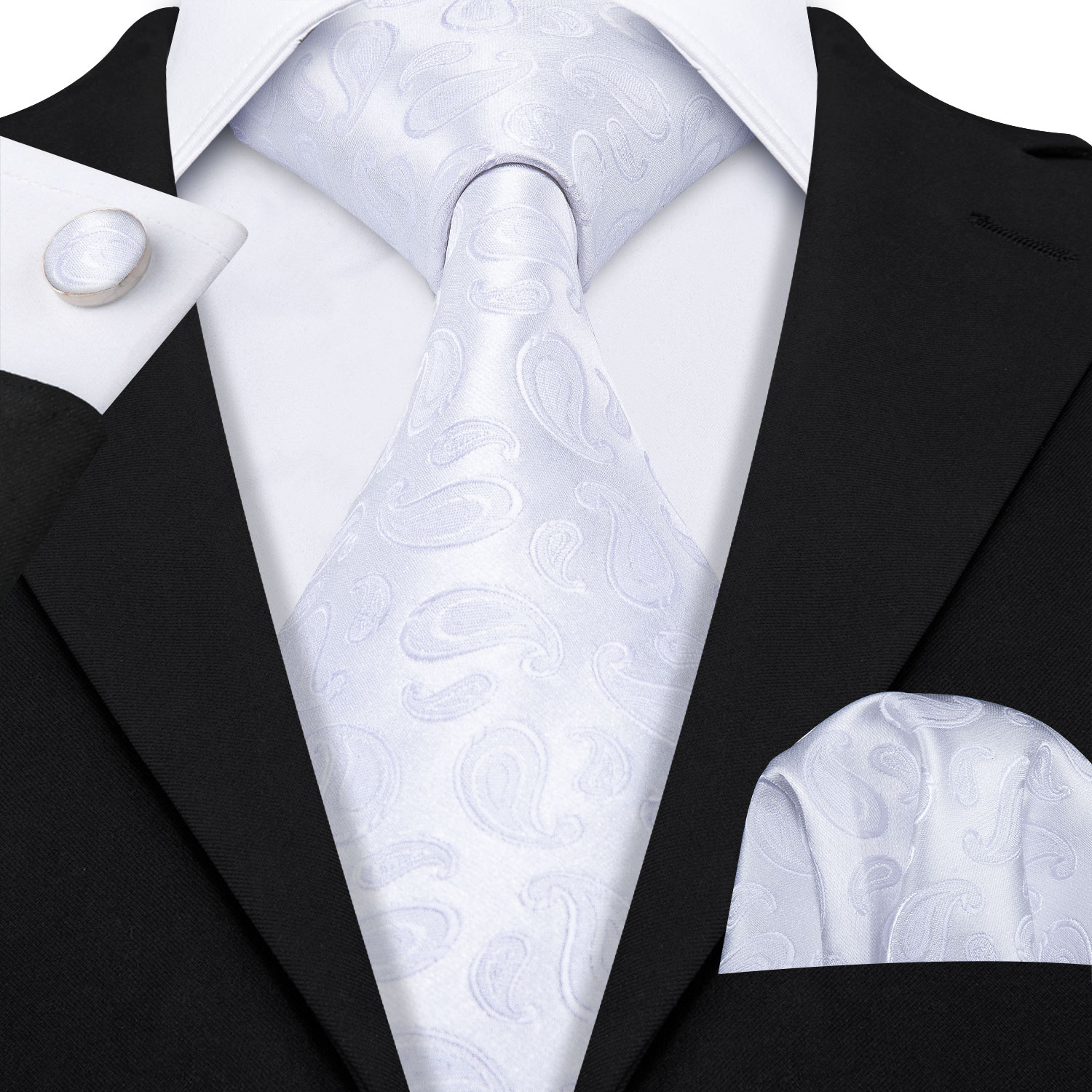 Fashion Silk White Mens Weddin - مراجعة Men'S Grooming Set Gift وسعره