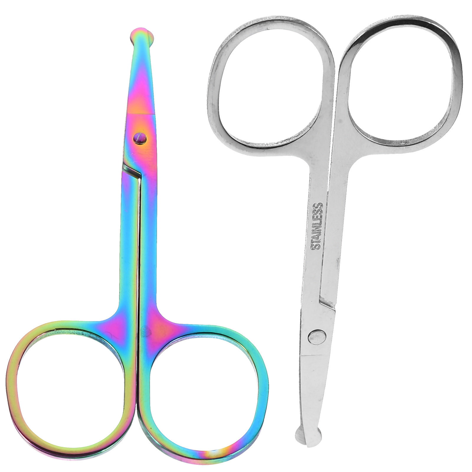 2Pcs Nose Hair Scissor Set Rou - مراجعة Men'S Grooming Tips وسعره