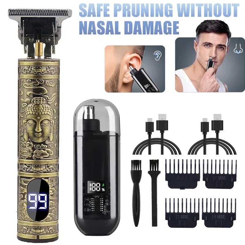 Portable T9 Hair Clipper Nasal - مراجعة Men'S Face Grooming وسعره