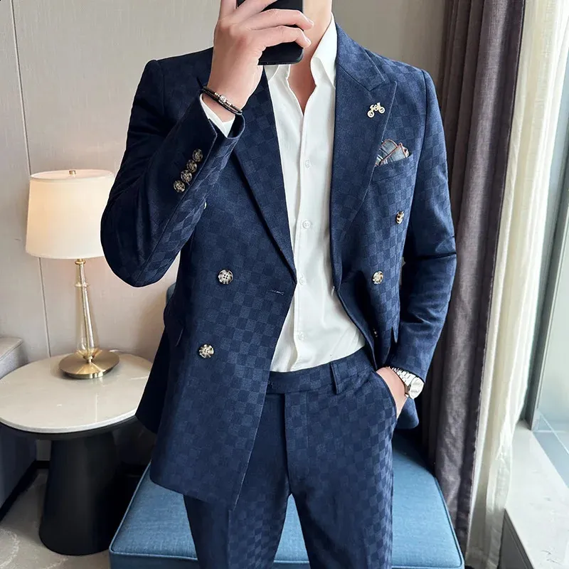 Fashion Men Suits 2 Piece Coat - مراجعة Men'S Grooming Spot وسعره