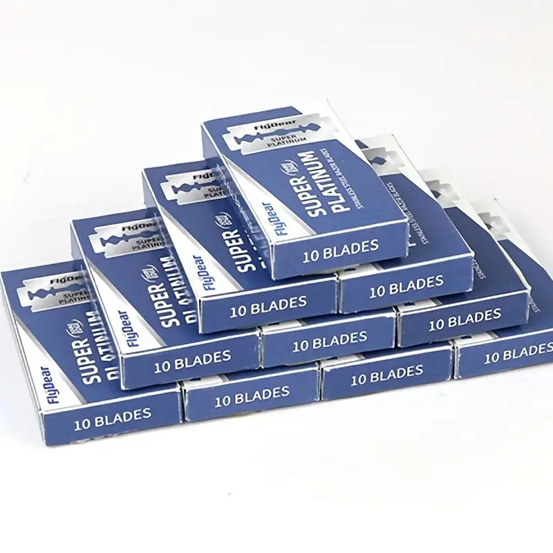 100PCS Stainless Steel Materia - مراجعة Straight Razor Safety وسعره