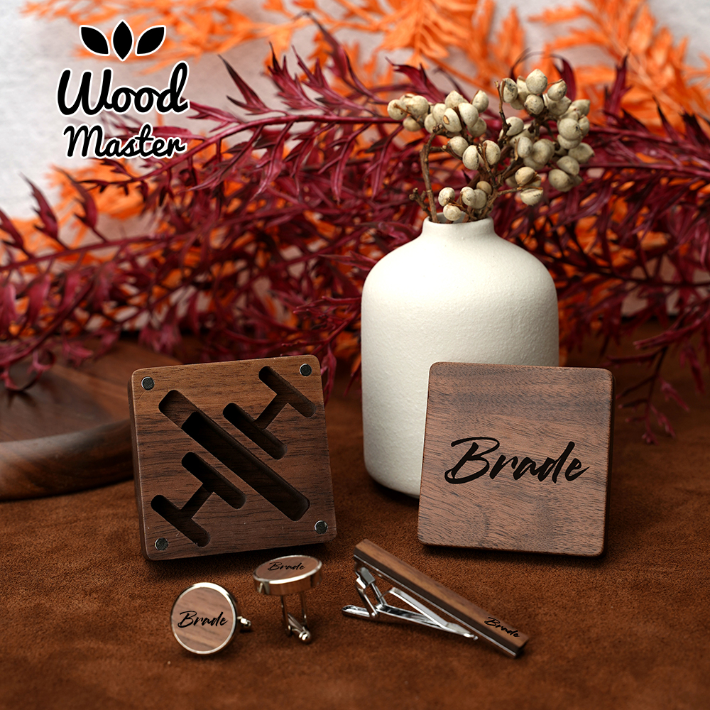 Custom Engraved Wooden Groom A - مراجعة Men'S Grooming Set Gift وسعره