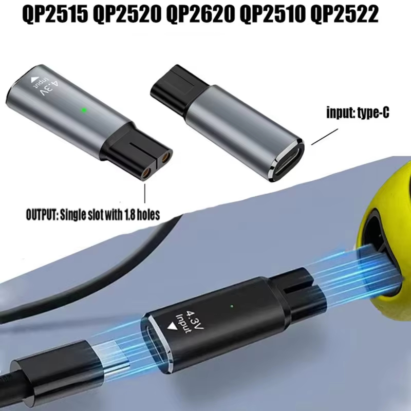 4.3V Type-C Shaver Adapter Cha - مراجعة Men'S Grooming Trimmer وسعره