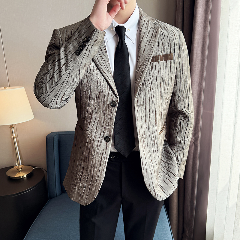 Korean Trend 3D Pleated Suit J - مراجعة Men'S Grooming Trends وسعره