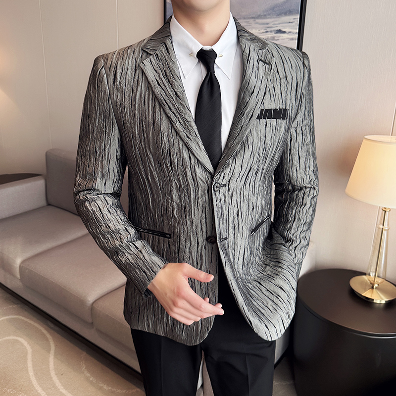 Korean Trend 3D Pleated Suit J - مراجعة Men'S Grooming Trends وسعره