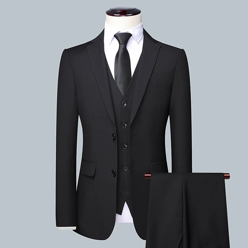 Men's Solid Color Business Sui - مراجعة Men'S Grooming Trends وسعره