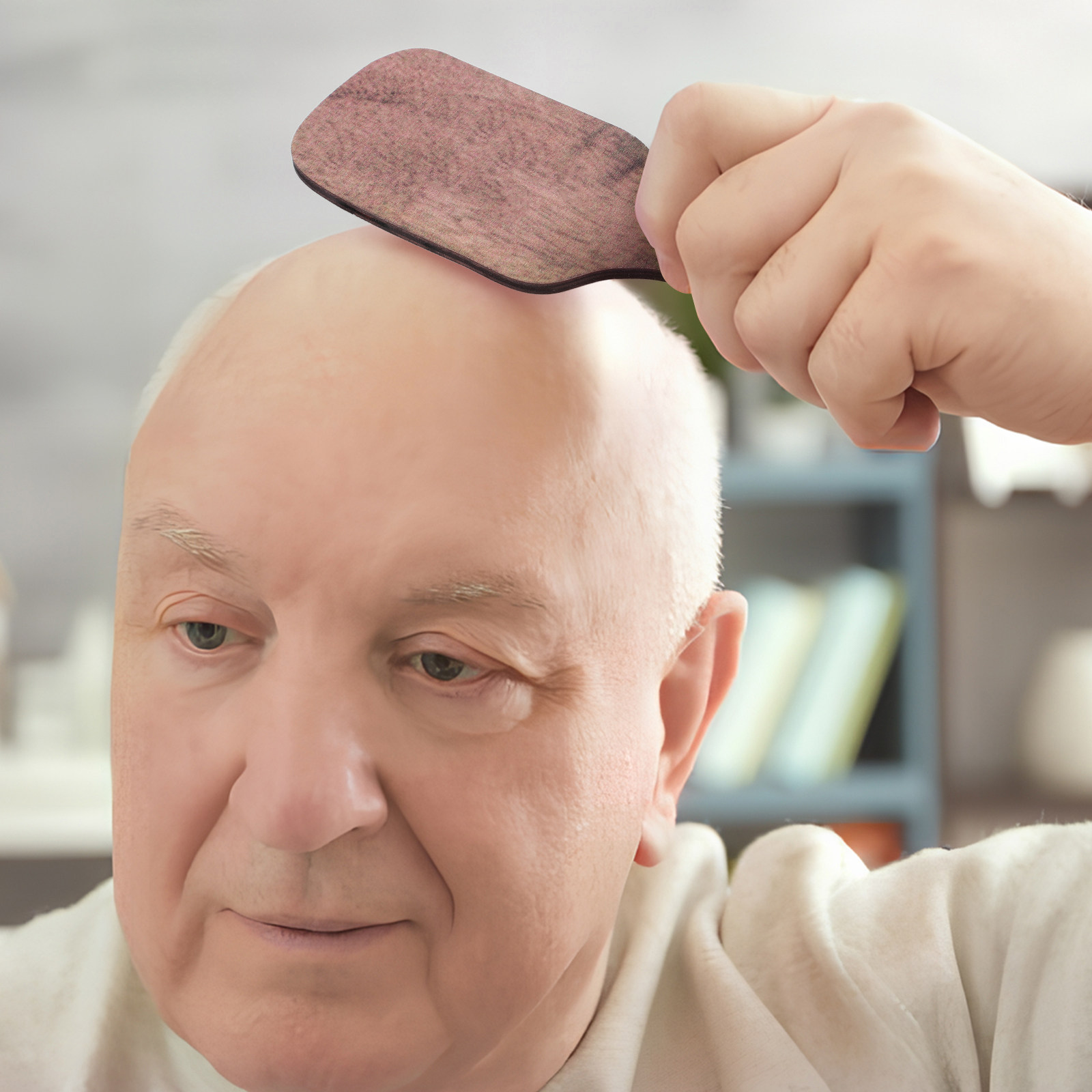 1 set Funny Bald Scalp Head Fa - مراجعة Men'S Grooming Set Gift وسعره