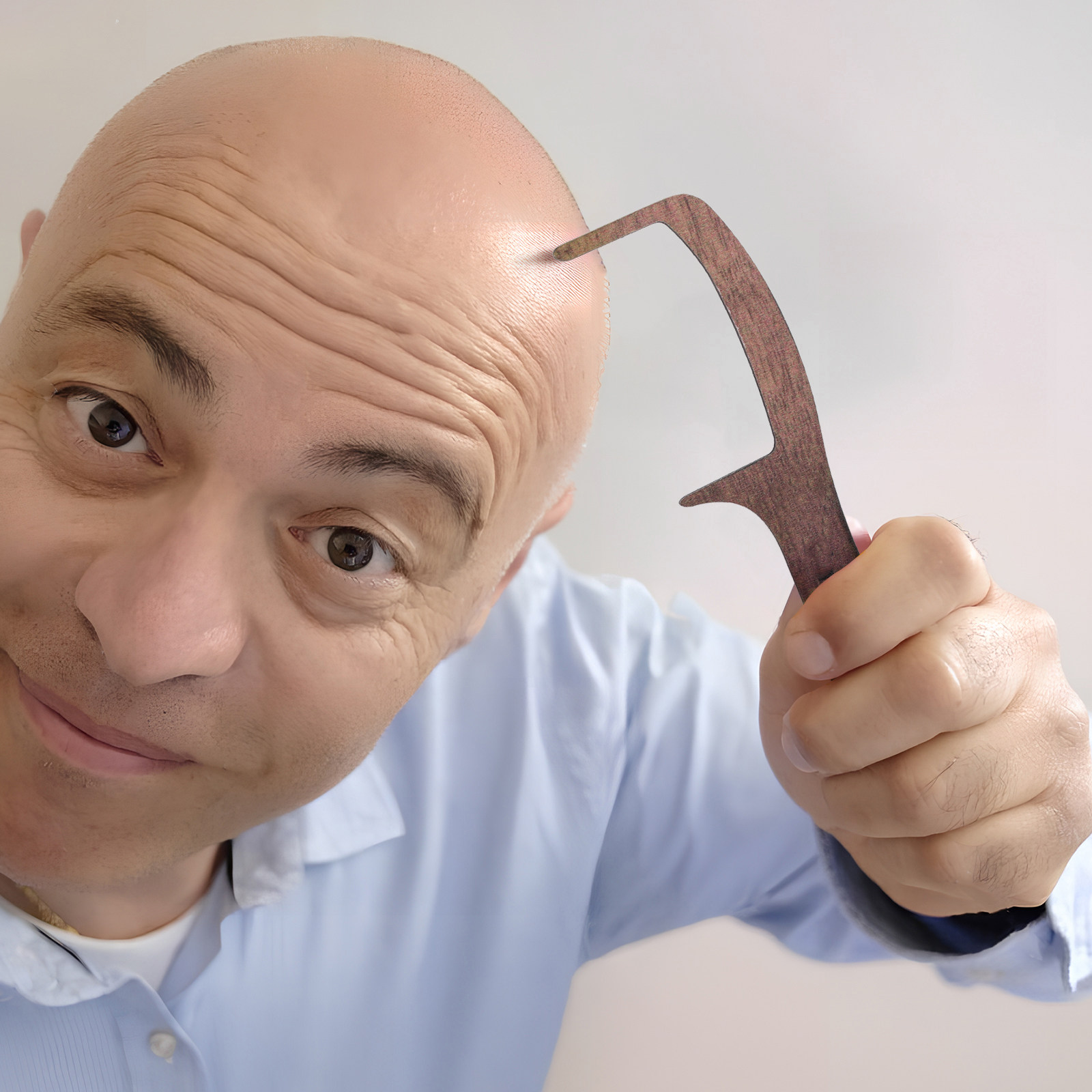 1 set Funny Bald Scalp Head Fa - مراجعة Men'S Grooming Set Gift وسعره