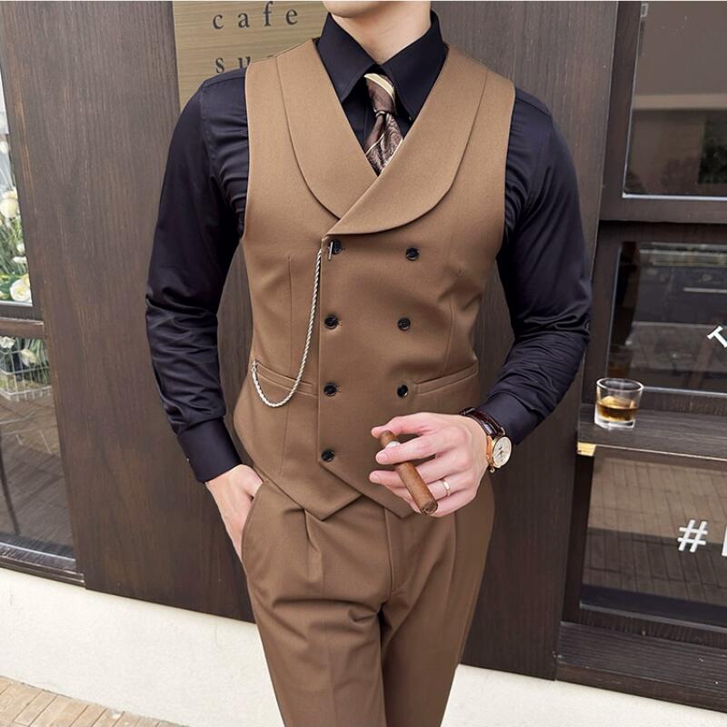 ( Vest + Pants) Men Luxury Dou - مراجعة Men'S Grooming Club وسعره