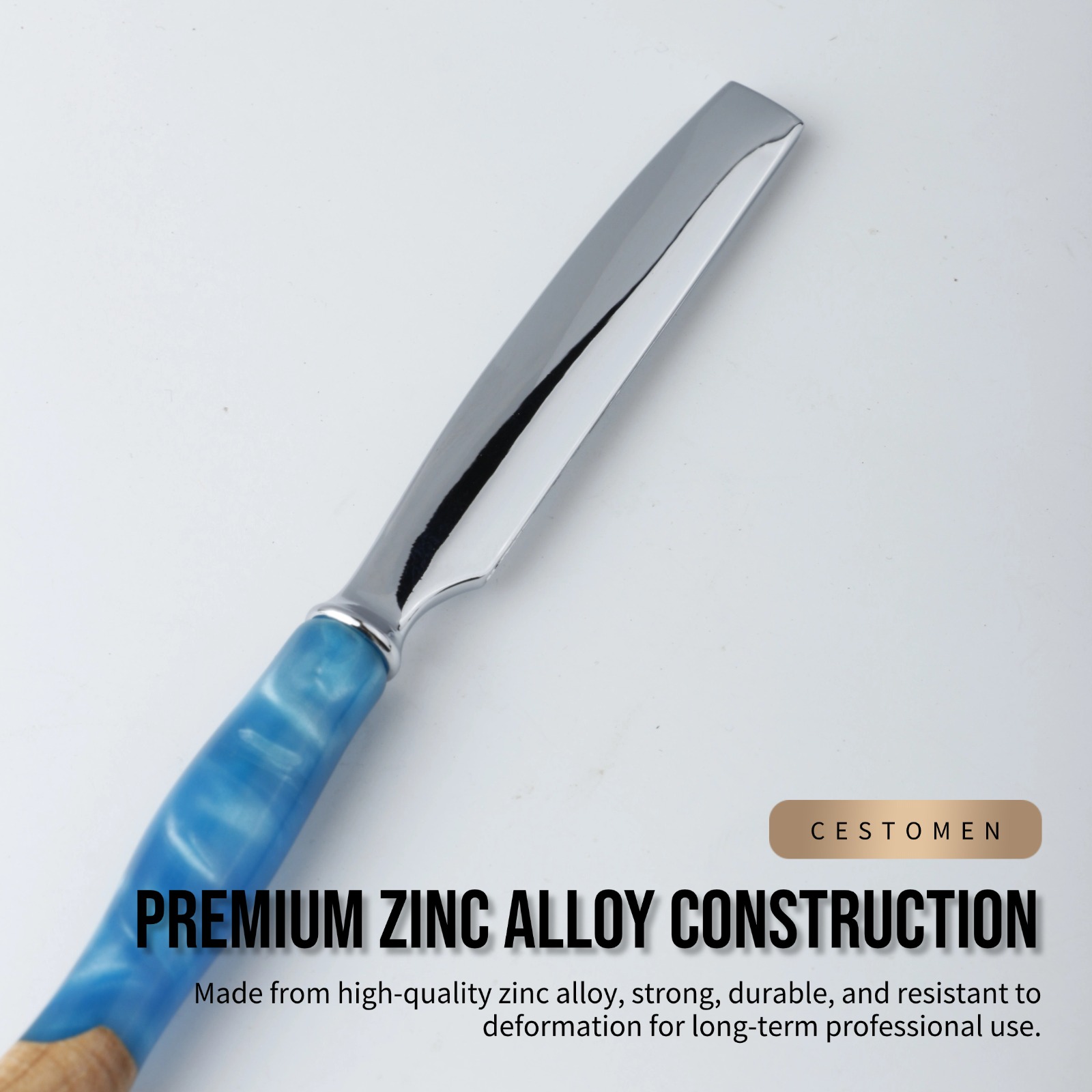 1Pcs Pro Resin Wood Handle Bar - مراجعة Straight Razor Safety وسعره
