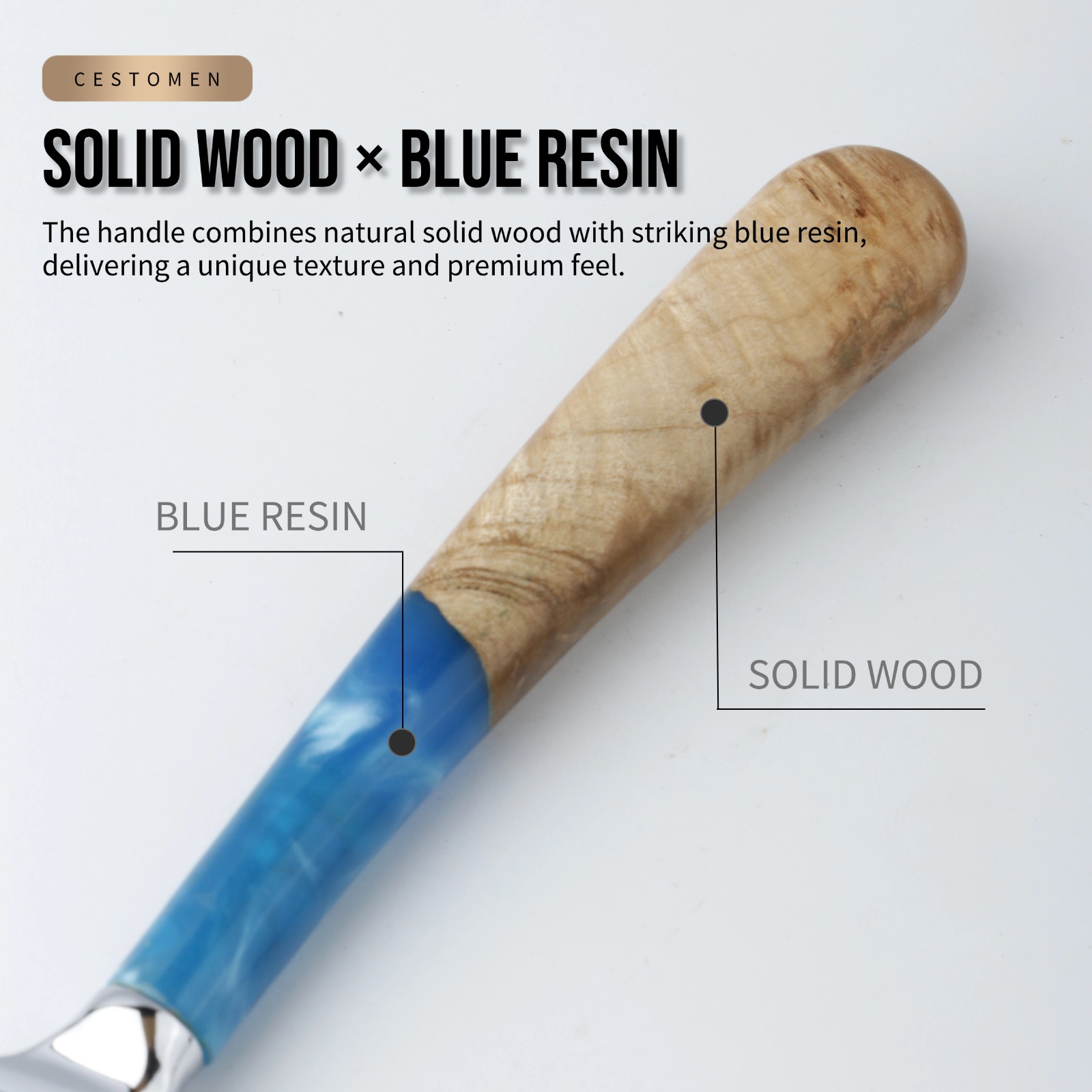 1Pcs Pro Resin Wood Handle Bar - مراجعة Straight Razor Safety وسعره