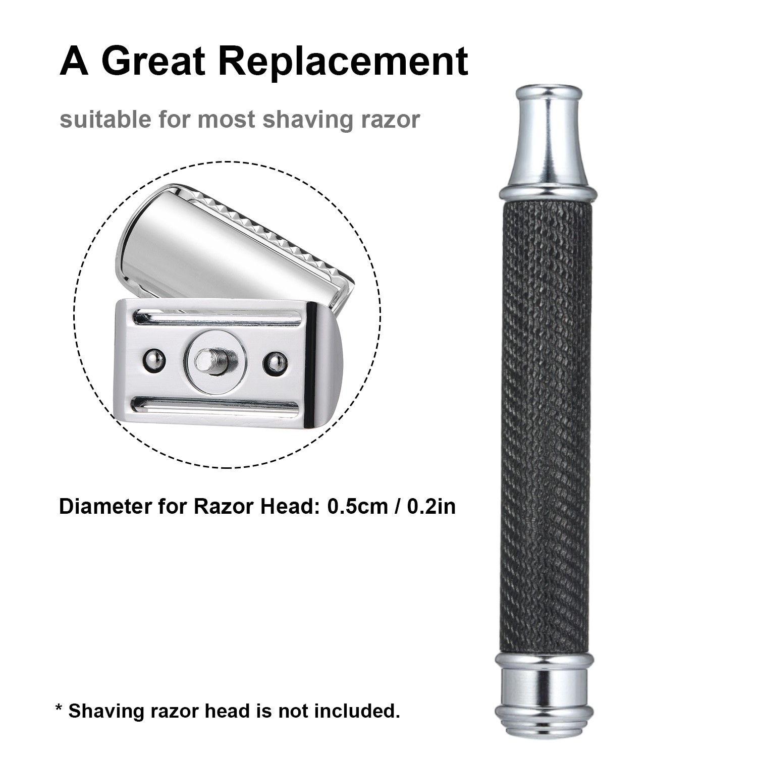 Stainless Steel Shaving Handle - مراجعة Straight Razor Safety وسعره