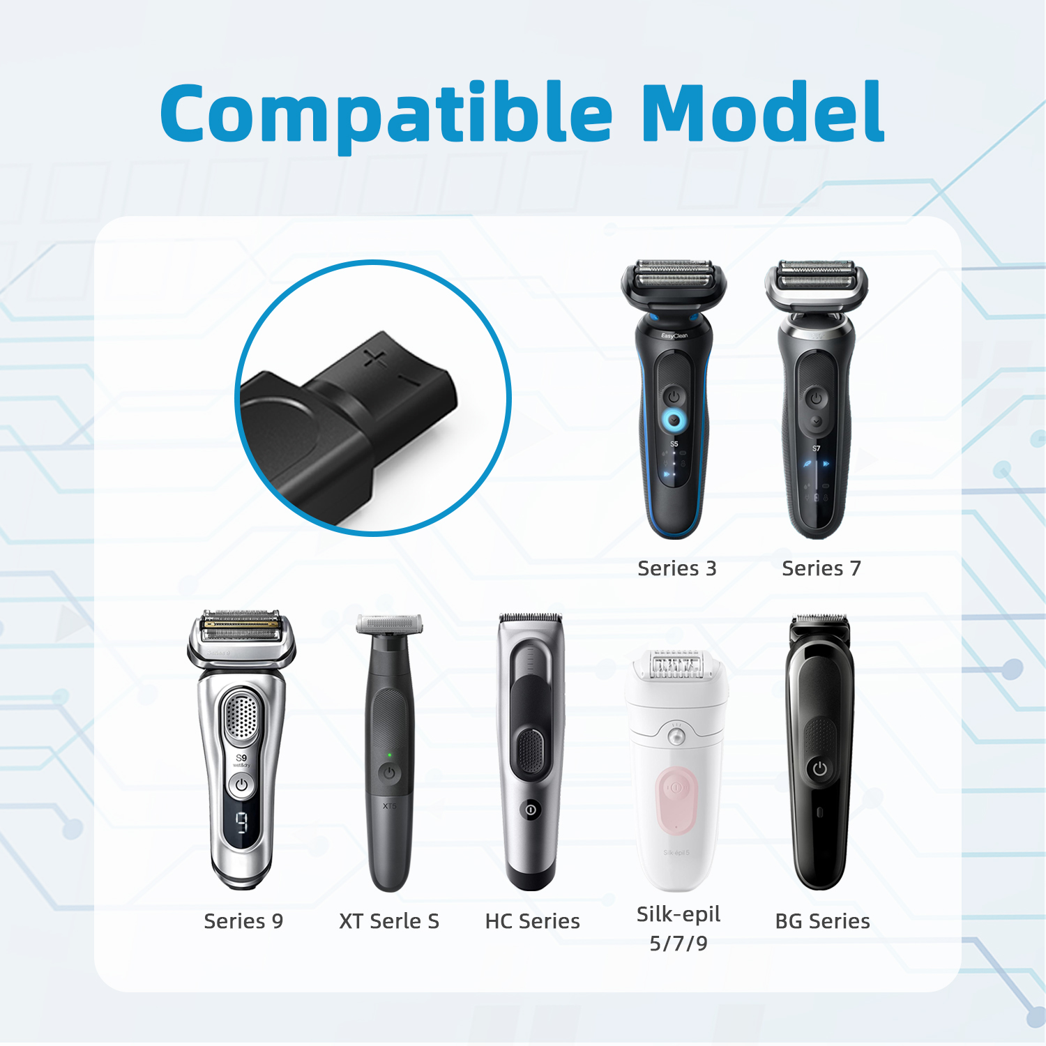12V Type-C Shaver Adapter Char - مراجعة Men'S Grooming Trimmer وسعره