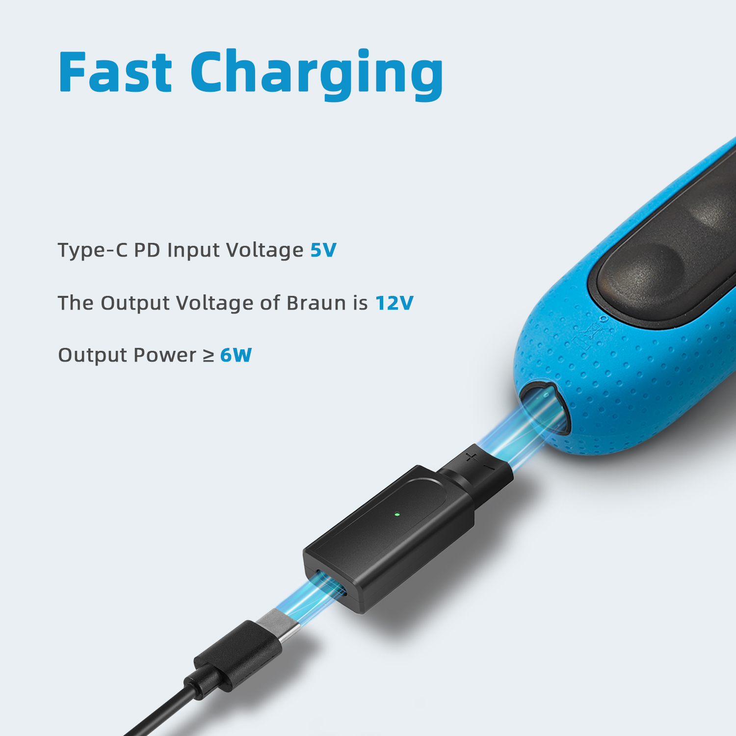 12V Type-C Shaver Adapter Char - مراجعة Men'S Grooming Trimmer وسعره