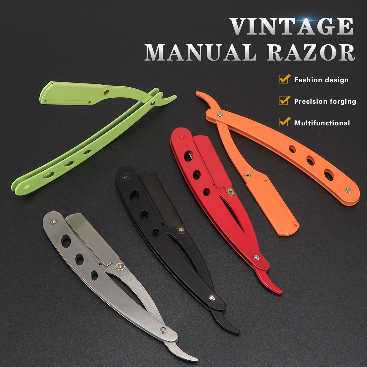 Salon barber razor manual colo - مراجعة Straight Razor Safety وسعره