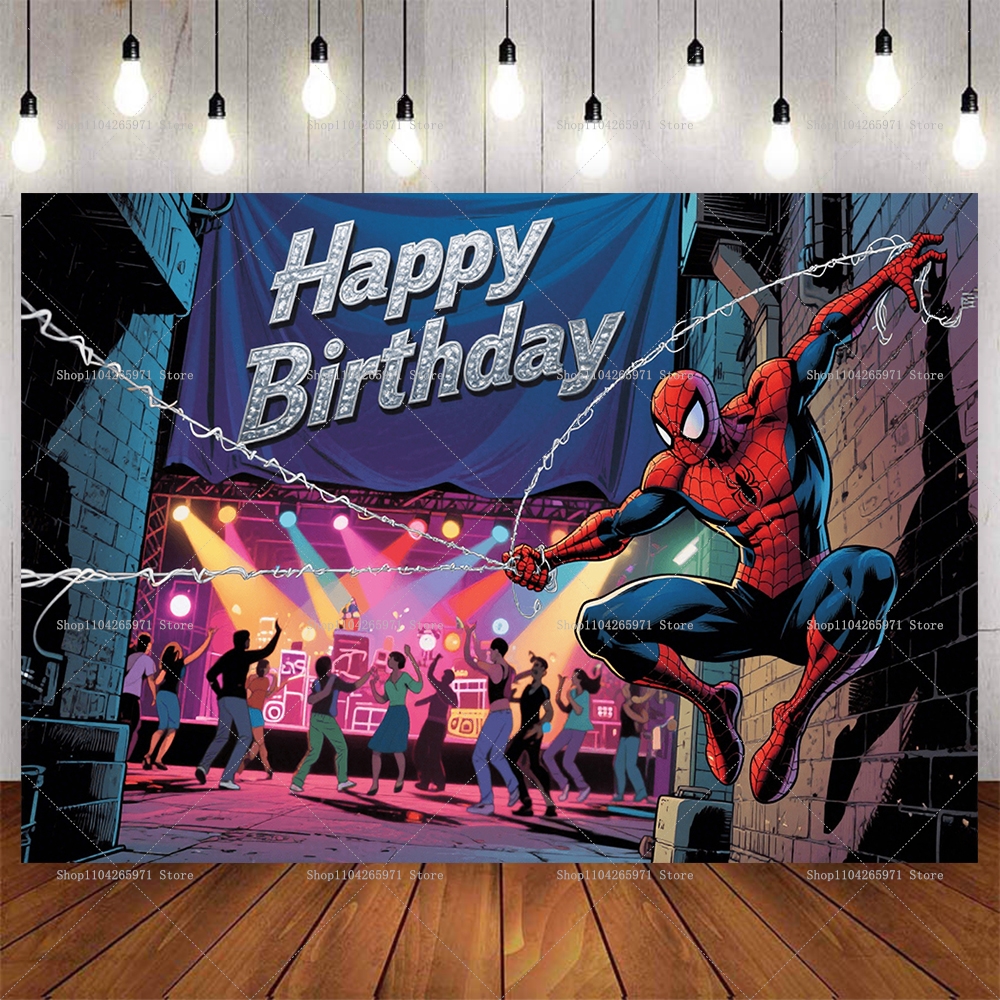 Cool Spider-Man Birthday Backd - مراجعة Men'S Face Grooming وسعره