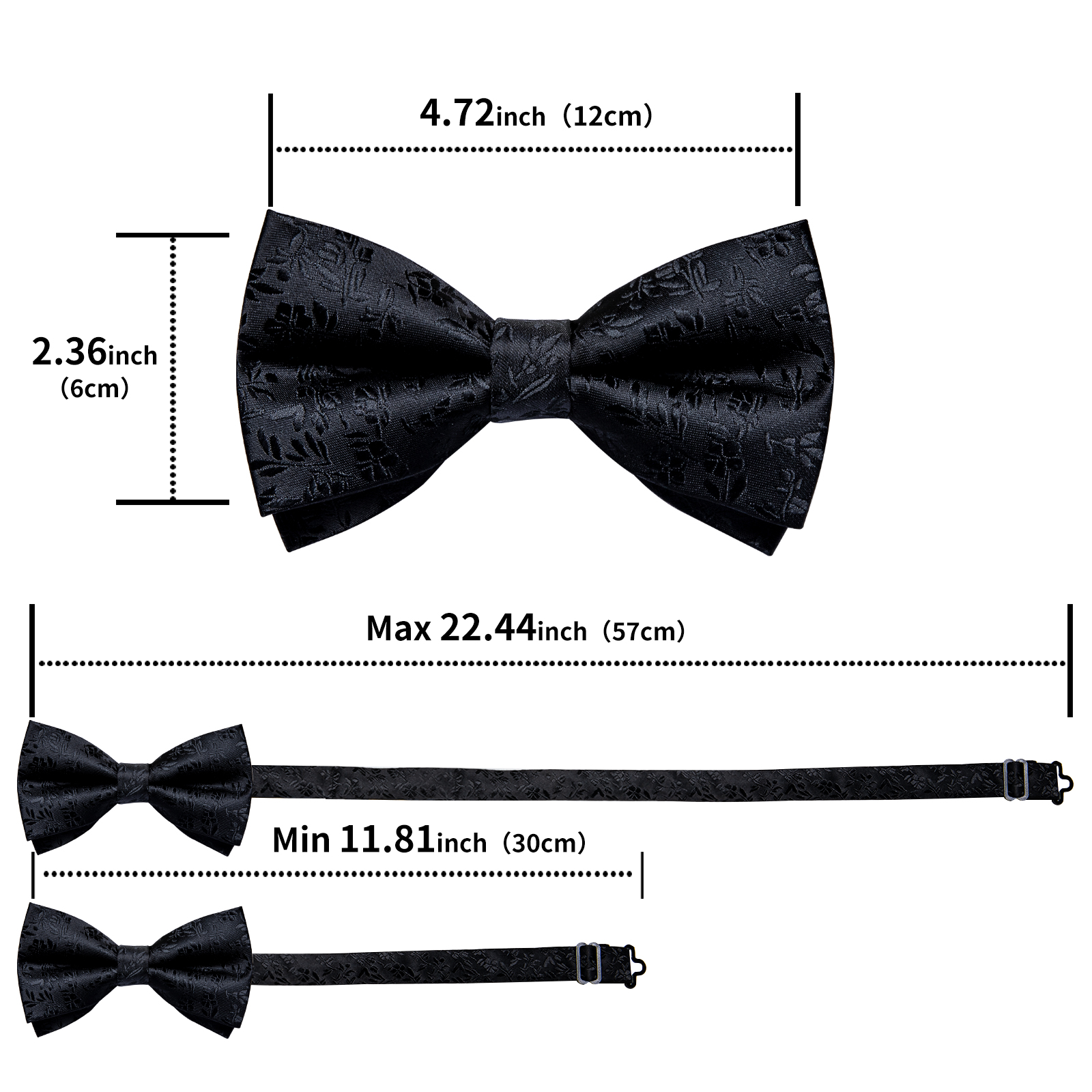 4Pcs Black Solid Floral Men's  - مراجعة Men'S Grooming Set Gift وسعره