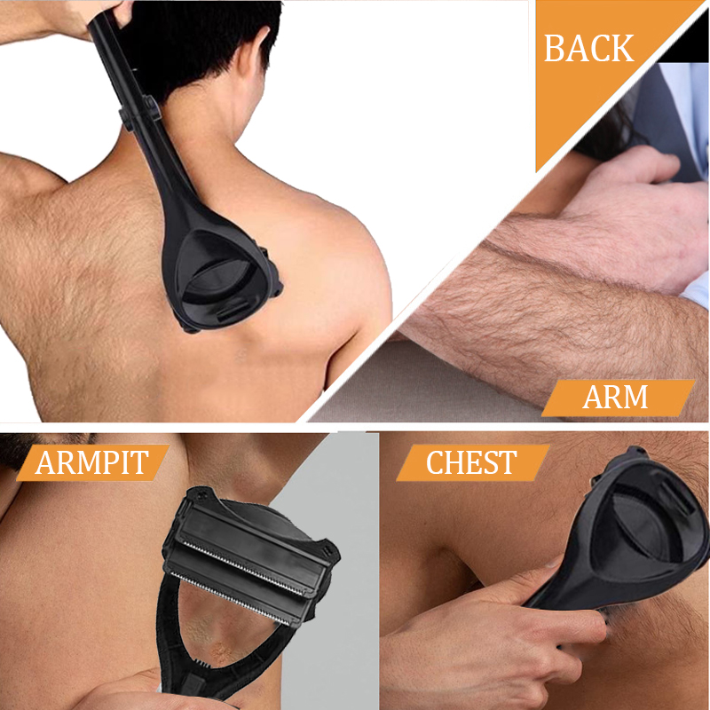 New Men's Painless Back Shaver - مراجعة Men'S Face Grooming وسعره