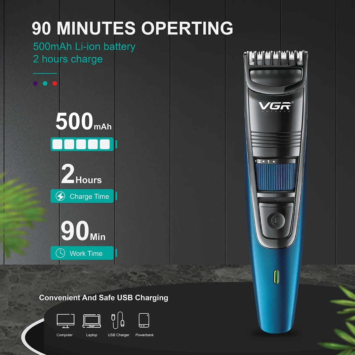 VGR 0.5-10mm Adjustable Beard  - مراجعة Men'S Face Grooming وسعره