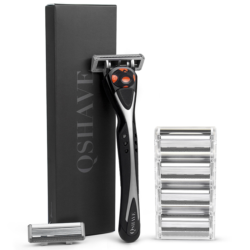 QSHAVE Black Spider Man Manual - مراجعة Straight Razor Safety وسعره