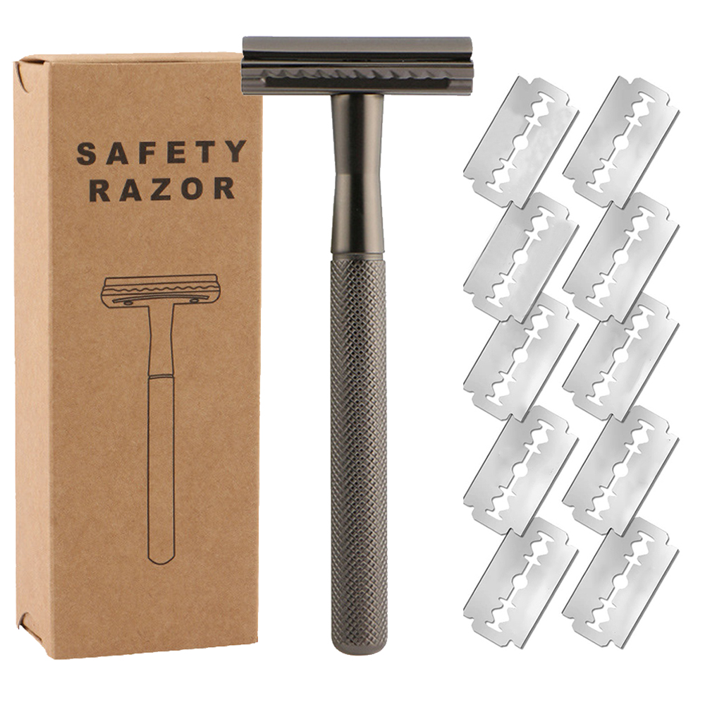 Safety Razor with Brass Weight - مراجعة Straight Razor Safety وسعره