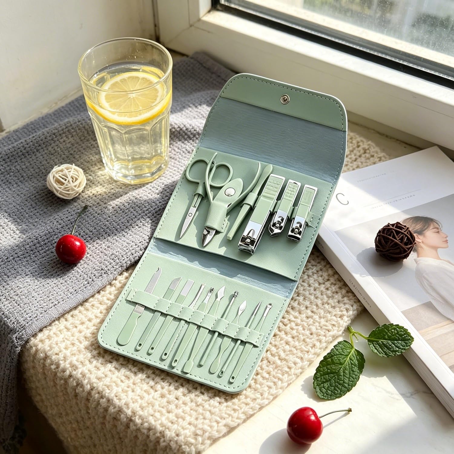 Manicure Set 16 in 1 Stainless - مراجعة Men'S Grooming Store وسعره