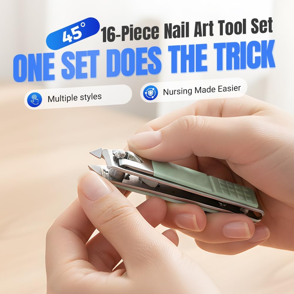 Manicure Set 16 in 1 Stainless - مراجعة Men'S Grooming Store وسعره