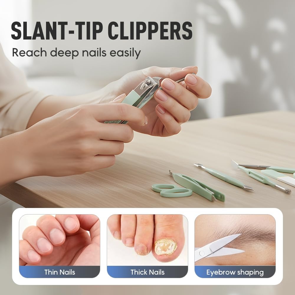 Manicure Set 16 in 1 Stainless - مراجعة Men'S Grooming Store وسعره